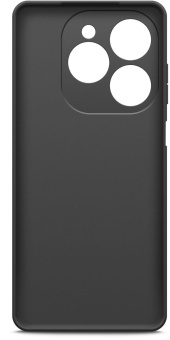 Чехол (клип-кейс) BoraSCO для Tecno Spark 20 Pro Silicone Case черный (72530) от магазина РЭССИ