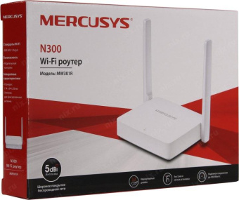 Роутер беспроводной Mercusys MW301R N300 10/100BASE-TX белый от магазина РЭССИ