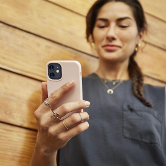 Чехол (клип-кейс) uBear для Apple iPhone 12 mini Touch Case светло-розовый (CS61LR54TH-I20) от магазина РЭССИ