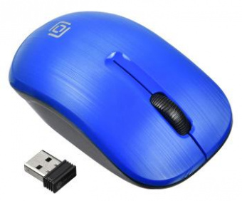 Мышь Оклик 525MW черный/синий оптическая (1000dpi) беспроводная USB для ноутбука (3but) от магазина РЭССИ