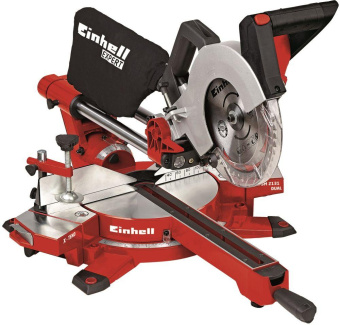 Торцовочная пила Einhell TE-SM 2131 Dual 1600Вт 5000об/мин d=210мм от магазина РЭССИ