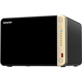 Сетевое хранилище NAS Qnap Original TS-664-4G 6-bay настольный Celeron N5095 от магазина РЭССИ