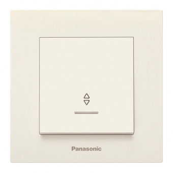 Переключатель Panasonic Karre Plus скрыт. 1кл. с подсветкой IP20 бежевый (упак.:1шт) (WKTC00042BG-RU) от магазина РЭССИ