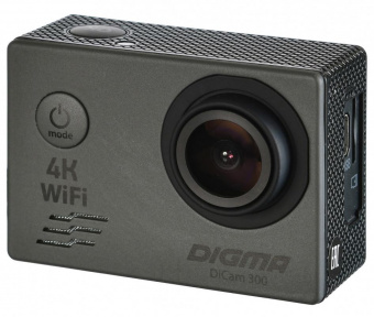 Экшн-камера Digma DiCam 300 серый от магазина РЭССИ