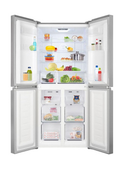 Холодильник Weissgauff WCD 486 NFX нержавеющая сталь (двухкамерный) от магазина РЭССИ