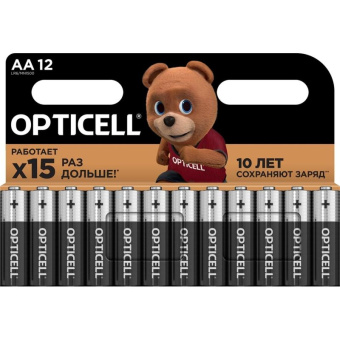 Батарея Opticell Basic LR6 AA (12шт) блистер от магазина РЭССИ