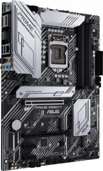 Материнская плата Asus PRIME Z590-P Soc-1200 Intel Z590 4xDDR4 ATX AC`97 8ch(7.1) GbLAN RAID+HDMI+DP от магазина РЭССИ