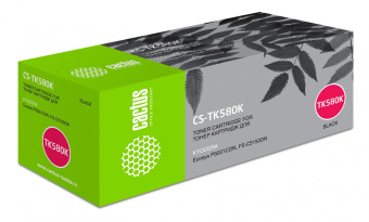 Картридж лазерный Cactus CS-TK580K TK-580K черный (3500стр.) для Kyocera FS-C5150DN/P6021 Ecosys от магазина РЭССИ
