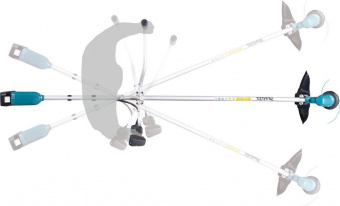 Триммер электрический Makita DUR190UZX3 аккум. неразбор.штан. реж.эл.:леска от магазина РЭССИ