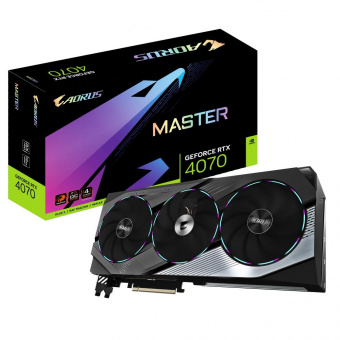 Видеокарта Gigabyte PCI-E 4.0 GV-N4070AORUS M-12GD NVIDIA GeForce RTX 4070 12288Mb 192 GDDR6X 2595/21000 HDMIx1 DPx3 HDCP Ret от магазина РЭССИ