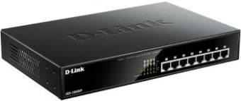 Коммутатор D-Link DGS-1008MP/B1A 8G 8PoE+ 125W неуправляемый от магазина РЭССИ