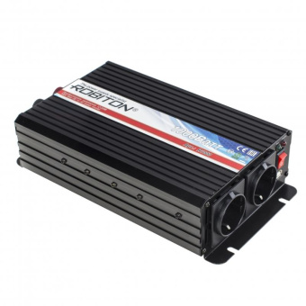 Инвертор 12V-220V ROBITON R1000 1000W две евро розетки от магазина РЭССИ