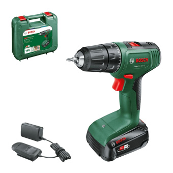 Дрель-шуруповерт Bosch EasyDrill 18V-40 аккум. патрон:быстрозажимной (кейс в комплекте) (06039D8004) от магазина РЭССИ