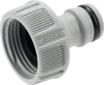 Коннектор Gardena 18286-20.000.00 Д.вх.1/2-5/8" Д.вых.3/4" (в компл.:3 предметапред.) серый/оранжевый от магазина РЭССИ