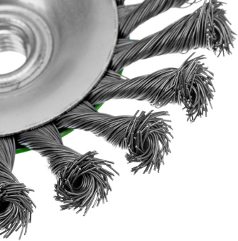 Щетка дисковая по мет. Сибртех 746117 d=125мм d(посад.)=14мм (шлифовальные машины/дрели) (упак.:1шт) от магазина РЭССИ