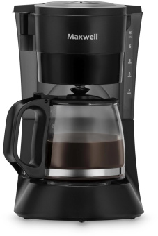 Кофеварка капельная Maxwell MW-1650 600Вт черный от магазина РЭССИ