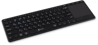 Клавиатура Оклик K614W черный USB беспроводная slim Multimedia Touch (1979327) от магазина РЭССИ