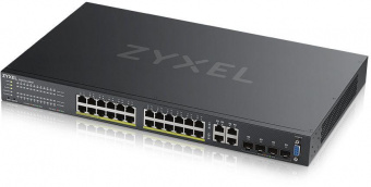 Коммутатор Zyxel NebulaFlex Pro GS2220-28HP GS2220-28HP-EU0101F 28G 24PoE+ 375W управляемый от магазина РЭССИ