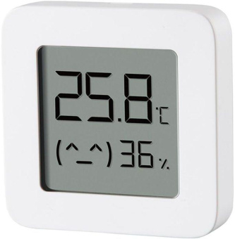 Датчик температуры и влажности Xiaomi Mi Temperature and Humidity Monitor 2 (NUN4126GL) белый от магазина РЭССИ