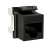 Модуль Кейстоун (Keystone) RJ45 CAT5E неэкр180 градусов черный от магазина РЭССИ