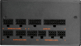 Блок питания Gigabyte ATX 750W AORUS GP-AP750GM 80+ gold 24+2x(4+4) pin APFC 135mm fan 6xSATA Cab Manag RTL от магазина РЭССИ