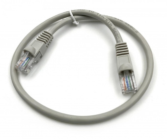 Патч-корд Buro UTP 4 пары cat5E CCA molded 0.5м серый RJ-45 (m)-RJ-45 (m) от магазина РЭССИ