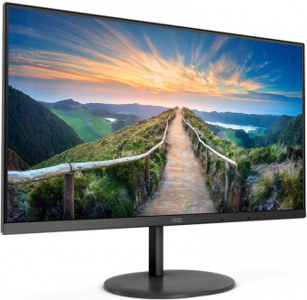 Монитор AOC 23.8" Value Line Q24V4EA черный IPS LED 16:9 HDMI M/M матовая 250cd 178гр/178гр 2560x1440 DisplayPort Ultra HD 2K (1440p) 3.45кг от магазина РЭССИ