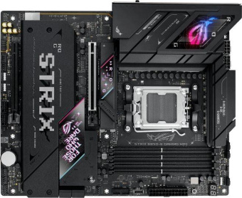 Материнская плата Asus ROG STRIX B850-E GAMING WIFI SocketAM5 AMD B850 4xDDR5 ATX AC`97 8ch(7.1) 2.5Gg RAID+HDMI+DP от магазина РЭССИ