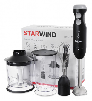 Блендер погружной Starwind SBP2135 600Вт черный от магазина РЭССИ