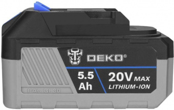Батарея аккумуляторная Deko BL1860B 20В 5.5Ач Li-Ion (063-4358) от магазина РЭССИ