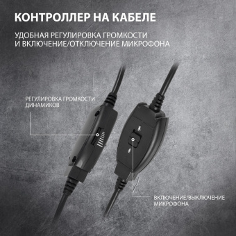 Наушники с микрофоном SunWind SW-HS800G черный 2.1м мониторные оголовье (1422127) от магазина РЭССИ