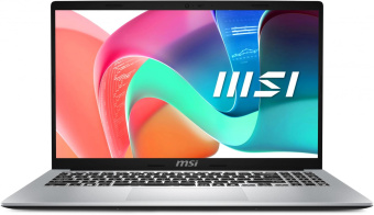 Ноутбук MSI Modern 15 F13MG-201XRU Core i5 1335U 16Gb SSD512Gb Intel Iris Xe graphics 15.6" IPS FHD (1920x1080) Free DOS silver WiFi BT Cam (9S7-15S122-201) от магазина РЭССИ