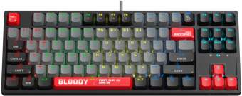 Клавиатура A4Tech Bloody S87 Energy механическая черный/красный USB for gamer LED (S87 USB ENERGY RED) от магазина РЭССИ