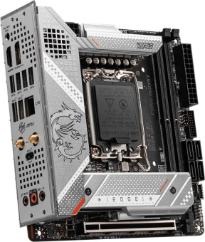 Материнская плата MSI MPG Z790I EDGE WIFI Soc-1700 Intel Z790 2xDDR5 mini-ITX AC`97 8ch(7.1) 2.5Gg RAID+HDMI+DP от магазина РЭССИ