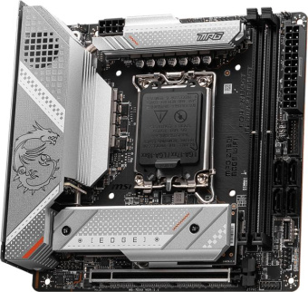 Материнская плата MSI MPG Z790I EDGE WIFI Soc-1700 Intel Z790 2xDDR5 mini-ITX AC`97 8ch(7.1) 2.5Gg RAID+HDMI+DP от магазина РЭССИ