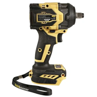 Аккумуляторный ударный гайковерт Hanskonner 1BatterySystem HCD20600BL от магазина РЭССИ