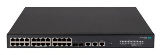 Коммутатор HPE FlexNetwork 5140 JL823A#ABB 24G 2x10G 2SFP+ 24PoE 370W управляемый от магазина РЭССИ