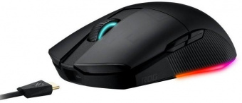 Мышь Asus ROG Pugio II черный оптическая (16000dpi) беспроводная BT для ноутбука (6but) от магазина РЭССИ