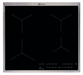 Индукционная варочная поверхность Electrolux EIT60443X черный от магазина РЭССИ