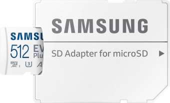 Флеш карта microSDXC 512Gb Class10 Samsung MB-MC512KA EVO PLUS + adapter от магазина РЭССИ