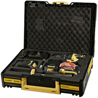 Аккумуляторный шуруповерт Hanskonner 1BatterySystem HCD18165BLI от магазина РЭССИ