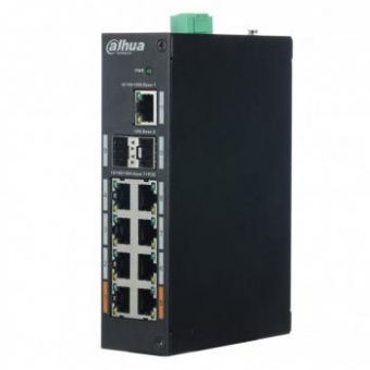 Коммутатор Dahua DH-PFS3211-8GT-120 8G 2SFP 6PoE+ 120W неуправляемый от магазина РЭССИ