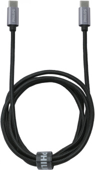 Кабель Philips DLC5533 USB Type-C (m)-USB Type-C (m) 1.2м черный коробка (упак.:1шт) от магазина РЭССИ