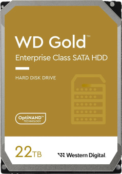 Жесткий диск WD SATA-III 22TB WD221KRYZ Gold 512E (7200rpm) 512Mb 3.5" от магазина РЭССИ