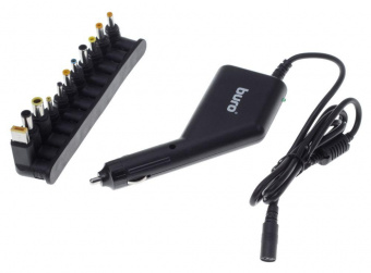 Блок питания Buro BUM-0170A90 автоматический 90W 15V-20V 11-connectors 4.5A 1xUSB 1A от прикуривателя LED индикатор от магазина РЭССИ