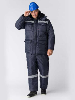 Костюм зимний Мастер NEW (Оксфорд) полукомбинезон, темно-синий 48-50 182-188 от магазина РЭССИ