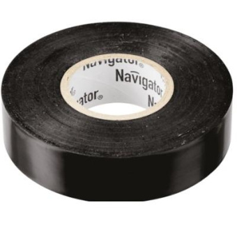 Изолента Navigator NIT-B15-10/BL черная 71229 от магазина РЭССИ