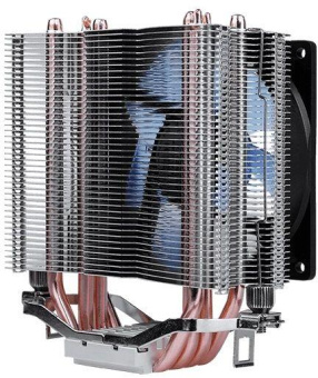Устройство охлаждения(кулер) Aerocool Verkho 4 Lite Soc-AM5/AM4/1151/1200/1700 4-pin 19-27dB Al+Cu 125W 571gr LED Ret от магазина РЭССИ