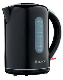 Чайник электрический Bosch TWK7603 1.7л. 2200Вт черный (корпус: пластик) от магазина РЭССИ