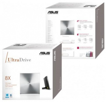 Привод DVD-RW Asus SDRW-08U5S-U/SIL/G/AS серебристый USB внешний RTL от магазина РЭССИ